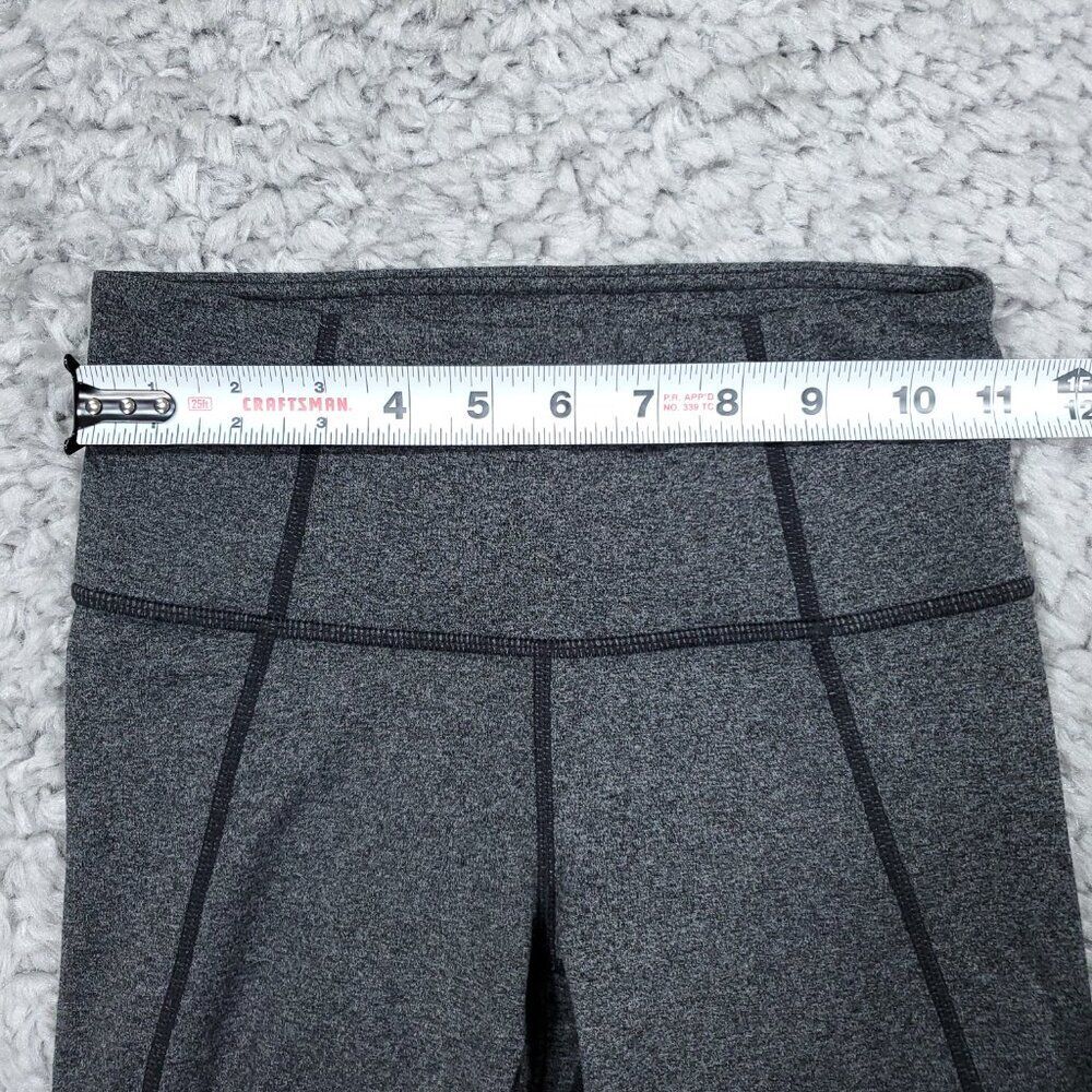 Athleta Women’s Salutation 7/8 Tight Leggings 2XS XXS Gray Black Ankle Tights - Picture 9 of 10